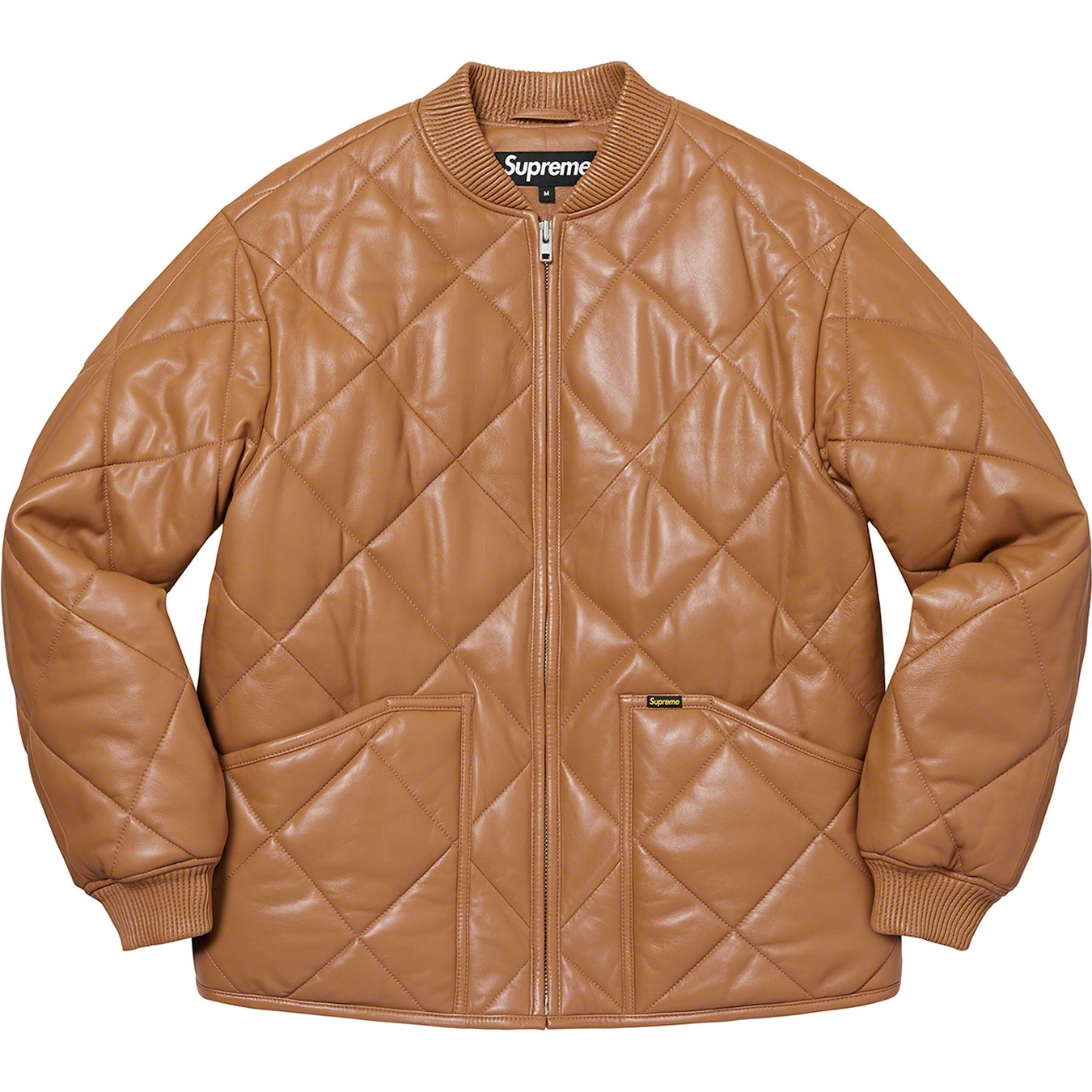 Quilted Leather Work Jacket view 2